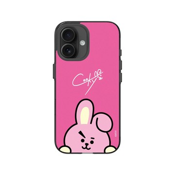 iPhone 16 Clear (相機按鈕) 酷墨灰 - BT21 - COOKY