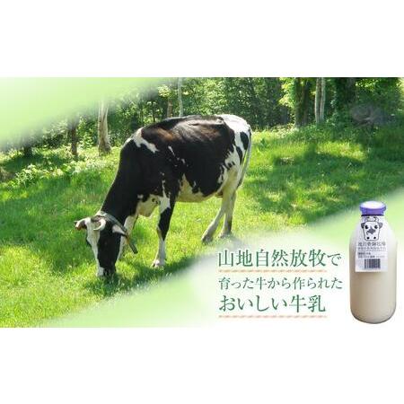 ふるさと納税 斉藤牧場の山地自然放牧牛乳（900ml×2本×3回） 北海道旭川市