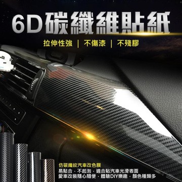 【可開發票】⭐6D碳纖維貼紙⭐ 仿真 亮面 貼膜 防爆膜 汽車內裝飾 立體內裝貼紙 改裝車身膠條 卡夢貼    網