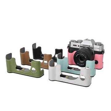 適用于富士 X100VI半套開窗手掌紋底座xt5 XT30相機包保護皮套