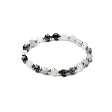 【Montagne｜免運】CRYSTEDGE丨黑髮晶手鏈