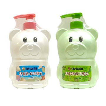 依必朗 兒童柔順洗髮乳-(粉/綠) 700ml【德芳保健藥妝】