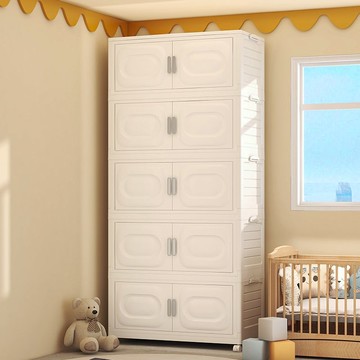 免運 折疊收納箱   折疊收納柜家用客廳零食玩具置物架嬰幼兒衣服整理箱子塑料儲物柜 快速出貨