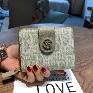 時尚多功能短款折疊小錢包卡包二合一2025新款多卡位拉鏈零錢包潮