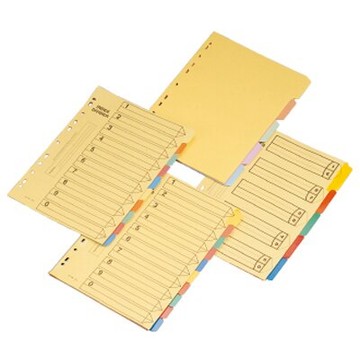 【文具通】LYING 雙鶖 1510 10段分隔紙10入 紙製 P1100720【APP滿額下單10%點數(單一帳號最高5000點)】1/31止