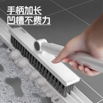 衛生間刷洗地刷地板刷浴室地縫瓷磚硬毛長柄縫隙刷子廁所清潔神器