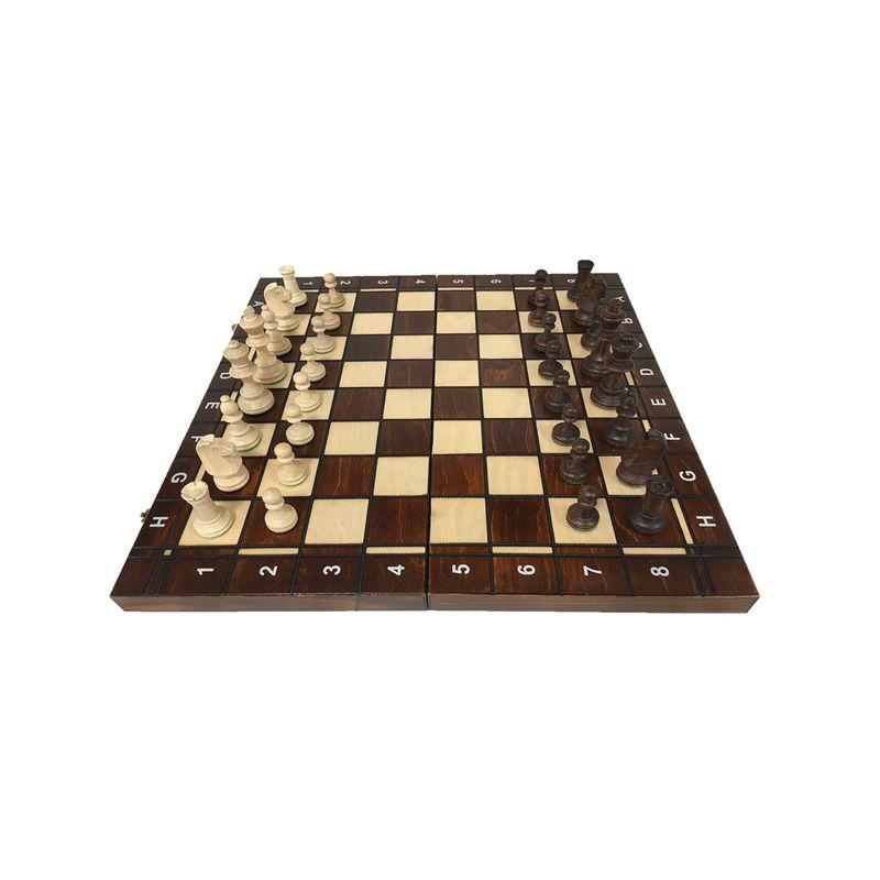 Wegiel 木製 チェスセット Chess Board Set No.4   Checker   Backgammon （チェス No.4