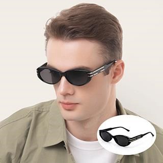 墨鏡/太陽眼鏡 Q&K高級感貓眼偏光太陽眼鏡 星暮黑 TR90輕量 抗UV400 防眩光 精品穿搭必備