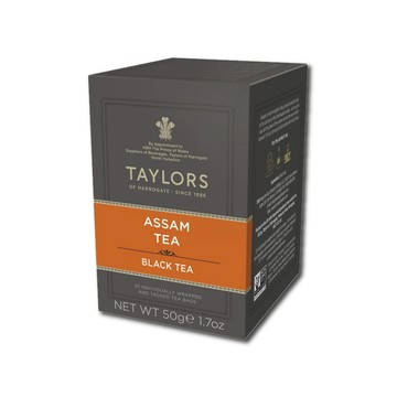 Taylors 英國皇家-阿薩姆茶包20入/盒(露營泡茶,紅茶,雨林聯盟及女王皇家認證)