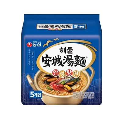 韓国食品 海鮮安城湯麺ラーメンアンソンタン麺(112g X 5ea)