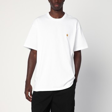 S/S Chase white Cotton T-Shirt