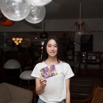 林葆靈 / Nocturne in Purple and Yellow - 明信片