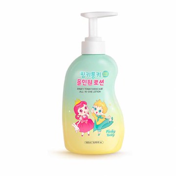 【韓國 Pinky Tonky】 兒童全效潤膚露500ml(兒童身體乳液)