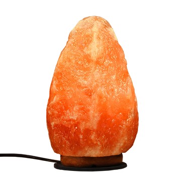 上手家居 喜瑪拉雅瑰寶鹽燈/小夜燈/招財擺飾/風水擺件/財位燈/鹽燈聚寶盆  橘色