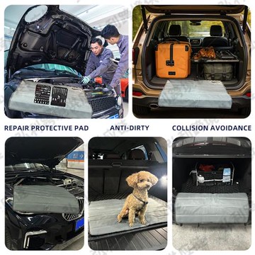 汽車用品后備箱防臟墊子保險杠保護墊可折疊防撞防臟墊寵物墊