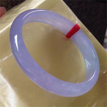 翡翠手鐲紫羅蘭淡紫色冰種天然正品老坑緬甸正圈滿綠貴妃女玉鐲子