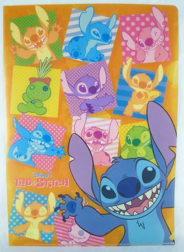【震撼精品百貨】Stitch_星際寶貝史迪奇~A4文件夾『橘』