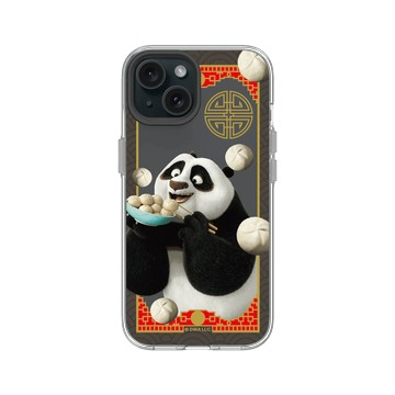 iPhone 15 Clear 透明 - Kung Fu Panda - 阿波吃包子