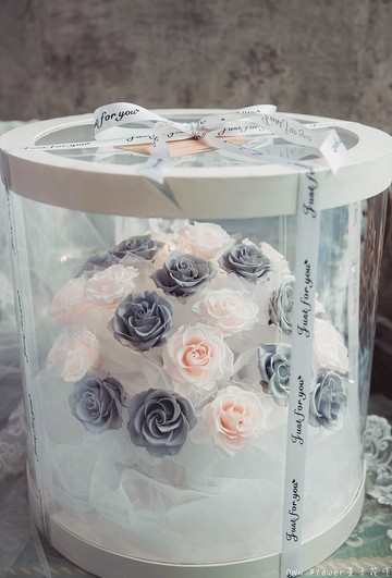 巨型抱抱桶/小香風永生花桶/36朵永生花桶/情人節禮物/生日禮物