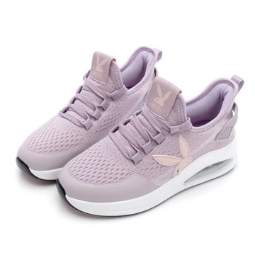 【PLAYBOY】活力回彈飛織增高氣墊鞋-PY2056粉