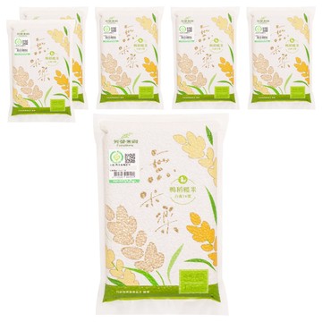 芳榮米廠 無米樂 鴨稻糙米 台南14號  1.5kg  6包