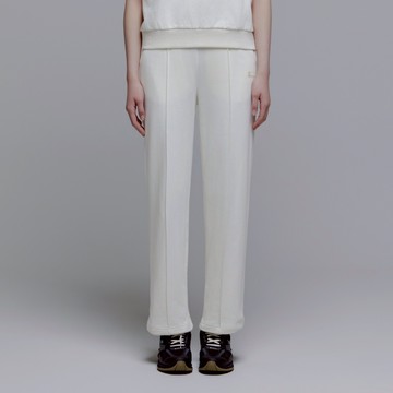 女裝 REPUS 運動寬褲 - 淺米色
