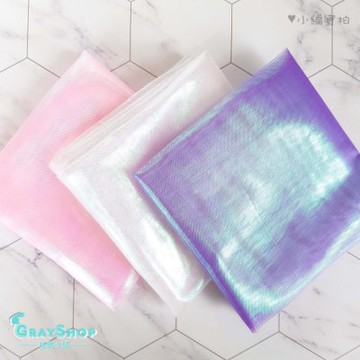 七彩珠光紗鐳射背景紗布《GrayShop》簡約可愛背景布網拍攝影道具拍照 