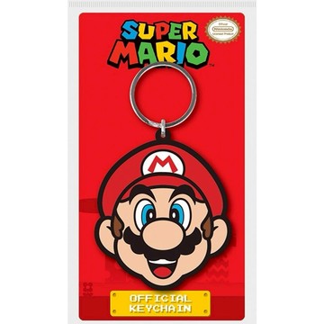 【Paladone UK】任天堂超級瑪利歐 瑪利歐-橡膠鑰匙圈掛環