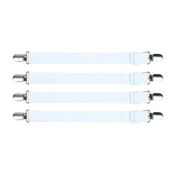 MD global 床單防滑固定夾 Set 長度31cm~130cm  白色  4個