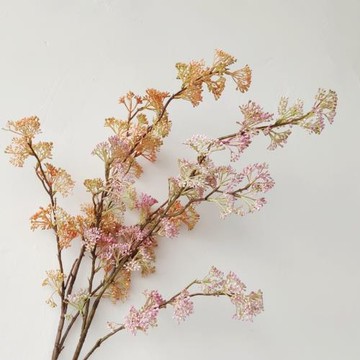 簡約現代簡約仿真花 客廳玄關擺放花 粉紫色櫻花繡球果餐桌假花