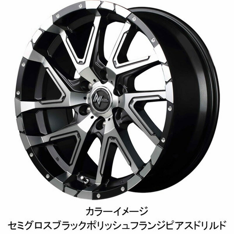 MID ナイトロパワー デリンジャー 4本セット ホイール CX-8【18×7J 5-114 INSET42】NITRO POWER DERINGER  アルミホイール 4枚 1台分 | LINEショッピング