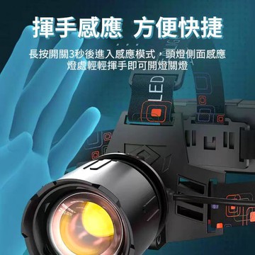 【川澤百貨】SF-596J-S 夜鷹雙光炮雙光源頭燈 頭燈 TRADER SF596 變焦感應頭燈 露營燈 夜釣燈 照明燈