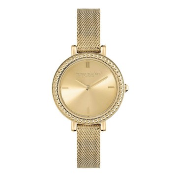 Olivia Burton 復古串珠錶框 復古金米蘭錶帶女錶 30MM (24000161)