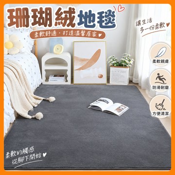 ❤️台灣出貨❤️珊瑚絨地毯 純色地毯 床邊地墊 絨毛地墊 防滑地墊 床邊地毯 地毯地墊 簡約風地毯 客廳房間地毯 地毯