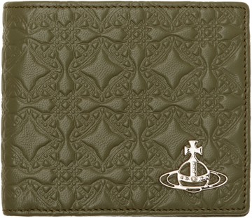 Vivienne Westwood 绿色 Lambskin Man. 钱包