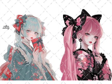 原創貼紙 no.7671 人物貼紙 原創貼紙 人物貼紙 女孩貼紙 原創人物貼紙