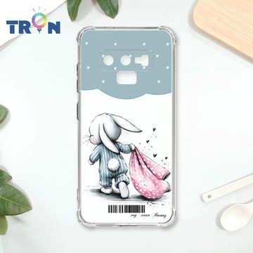 TRON 三星 NOTE 9 小動物的小被被 兔貓 四角防摔載具殼 軟殼 手機殼