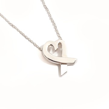 【日本直送．二手美品】蒂芙尼 TIFFANY&Co. 項鍊 擁抱之心 畢卡索．愛心 925銀