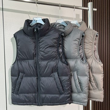 免運 馬甲外套男 2024新款男士羽絨馬甲背心高端90白鴨絨內搭外穿坎肩商務休閑外套 快速出貨