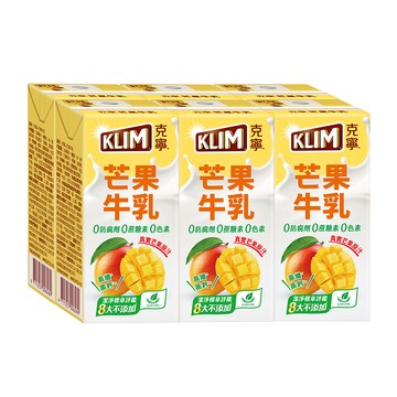 克寧芒果牛乳198ml