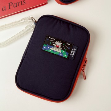 旅行護照包 附掛繩 - 共五色