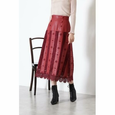 ジルスチュアート ◆ ダイレーススカート ピンク size2 ロングスカート 【受注生産品】
