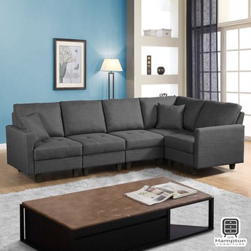 Hampton 漢汀堡 卡維L型組合沙發-275cm可自由變換