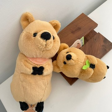 🇰🇷 韓國KKOBA 現貨 KiKi QUOKKA 短尾袋鼠 領巾 袋鼠長款收納包 造型筆袋 鉛筆盒 韓國文創