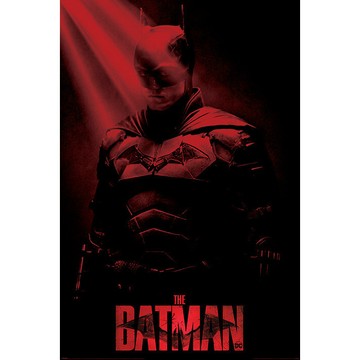 DC 2022 全新蝙蝠俠 電影海報 (雲隙紅光) The Batman