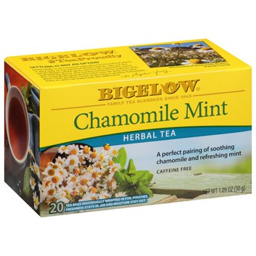 Bigelow Tea Herbal Tea Caffeine Free Chamomile Mint 20 Tea Bags