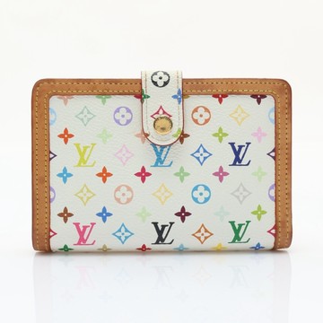 LOUIS VUITTON LV 路易威登 Viennois 兩折 短夾 白彩 原花帆布 M92987 【二手名牌BRAND OFF】