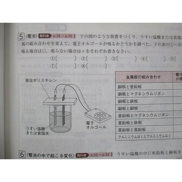 UO15-003 塾専用 中3 中学必修テキスト 理科 東京書籍版 状態良い 11m5B