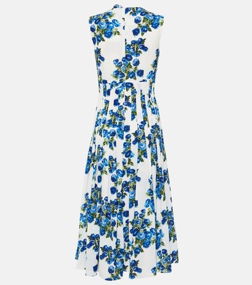 Emilia Wickstead Rosita floral crêpe midi dress