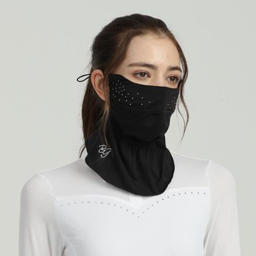 BG新款高爾夫防曬面罩夏季防紫外線面紗透氣輕薄舒適戶外運動面罩